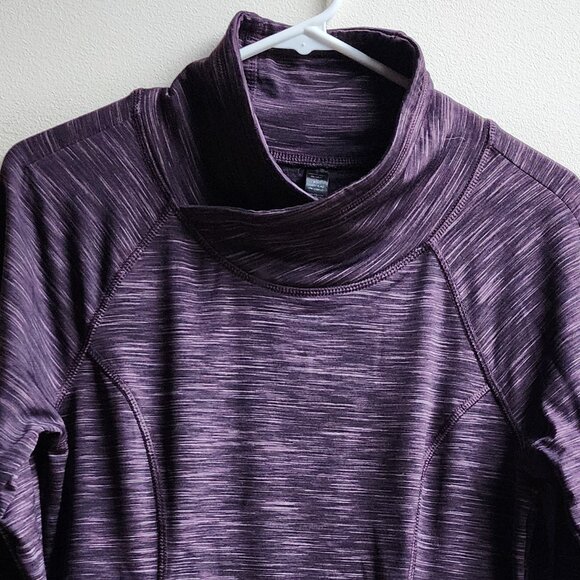 90 Degree By Reflex Purple Mock Neck Pullover Athletic Jersey Size Small - Picture 5 of 16